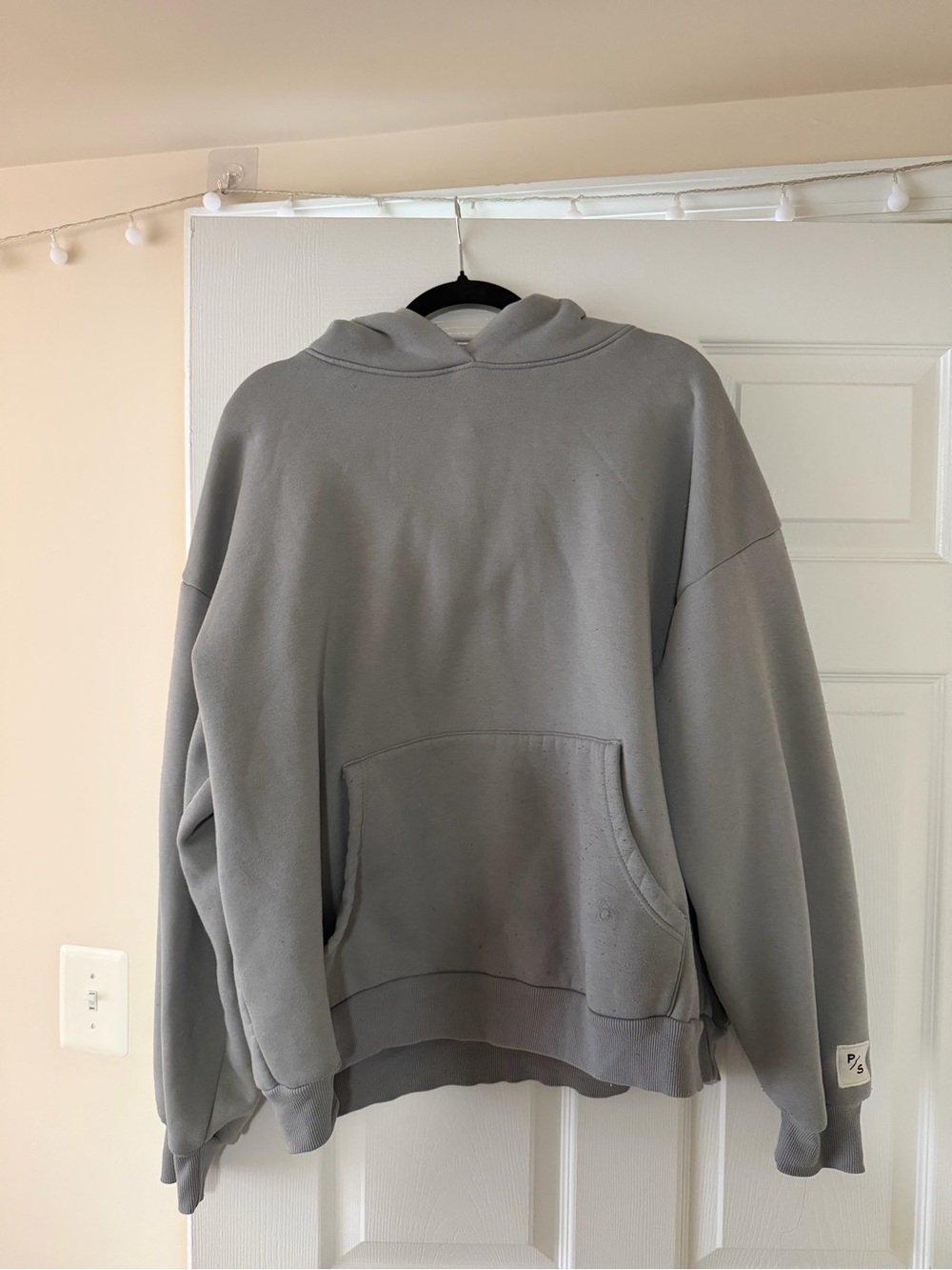 PacSun Gray Oversized Pocket Hoodie